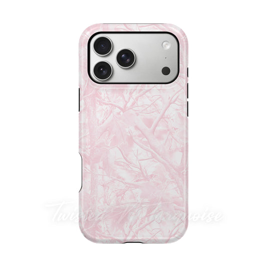 Pink Tree Camo Trendy Country Tough Magnetic Phone Case