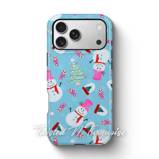 Nostalgic Snowman Magnetic Tough Phone Case