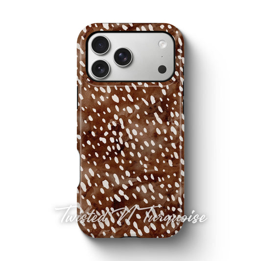 Deer Print Tough Magnetic Mobile Phone Case