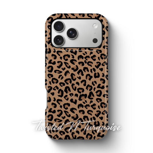 Cheetah Print Boho Trendy Tough Magnetic Mobile Phone Case