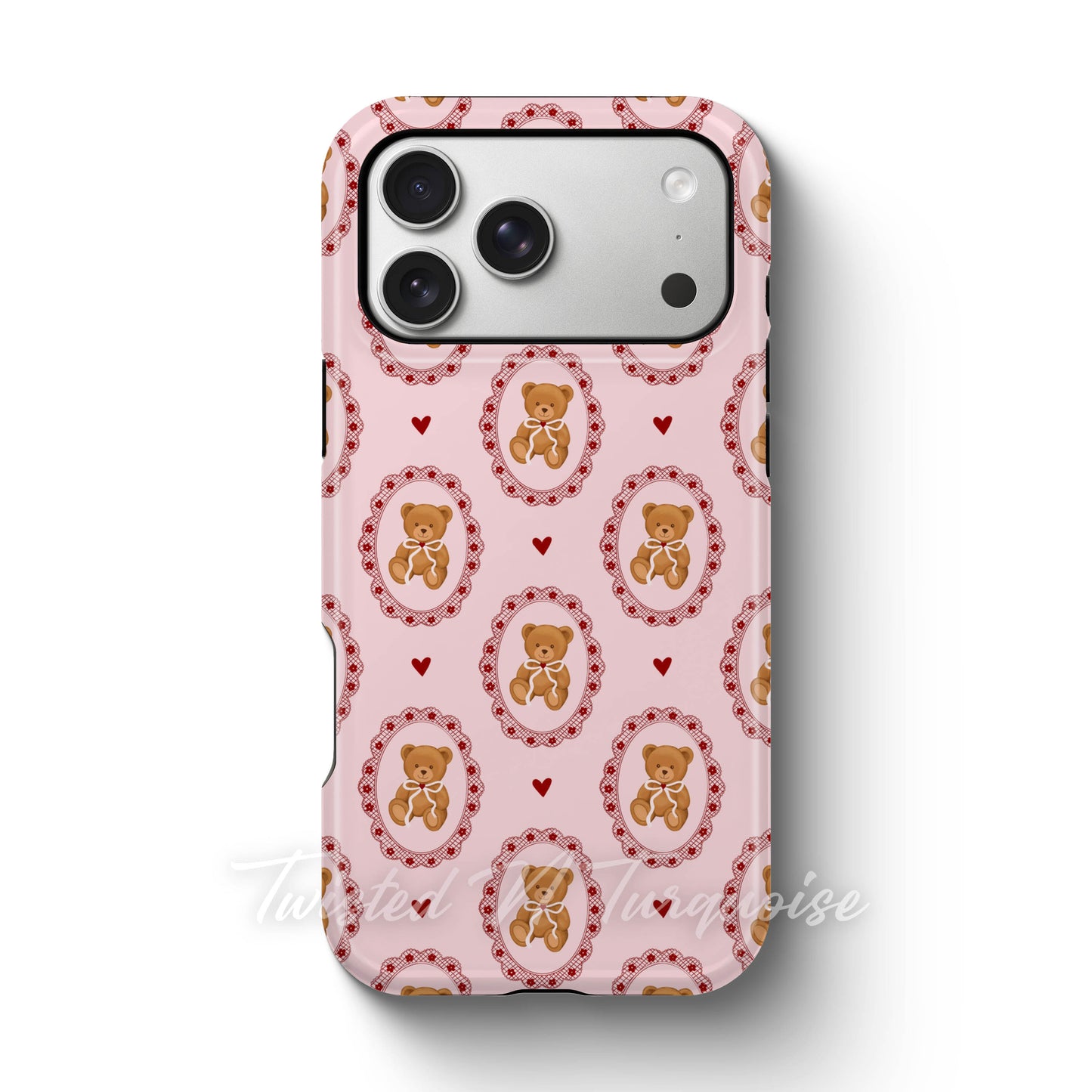 Red Valentine Teddys Tough Magnetic Phone Case