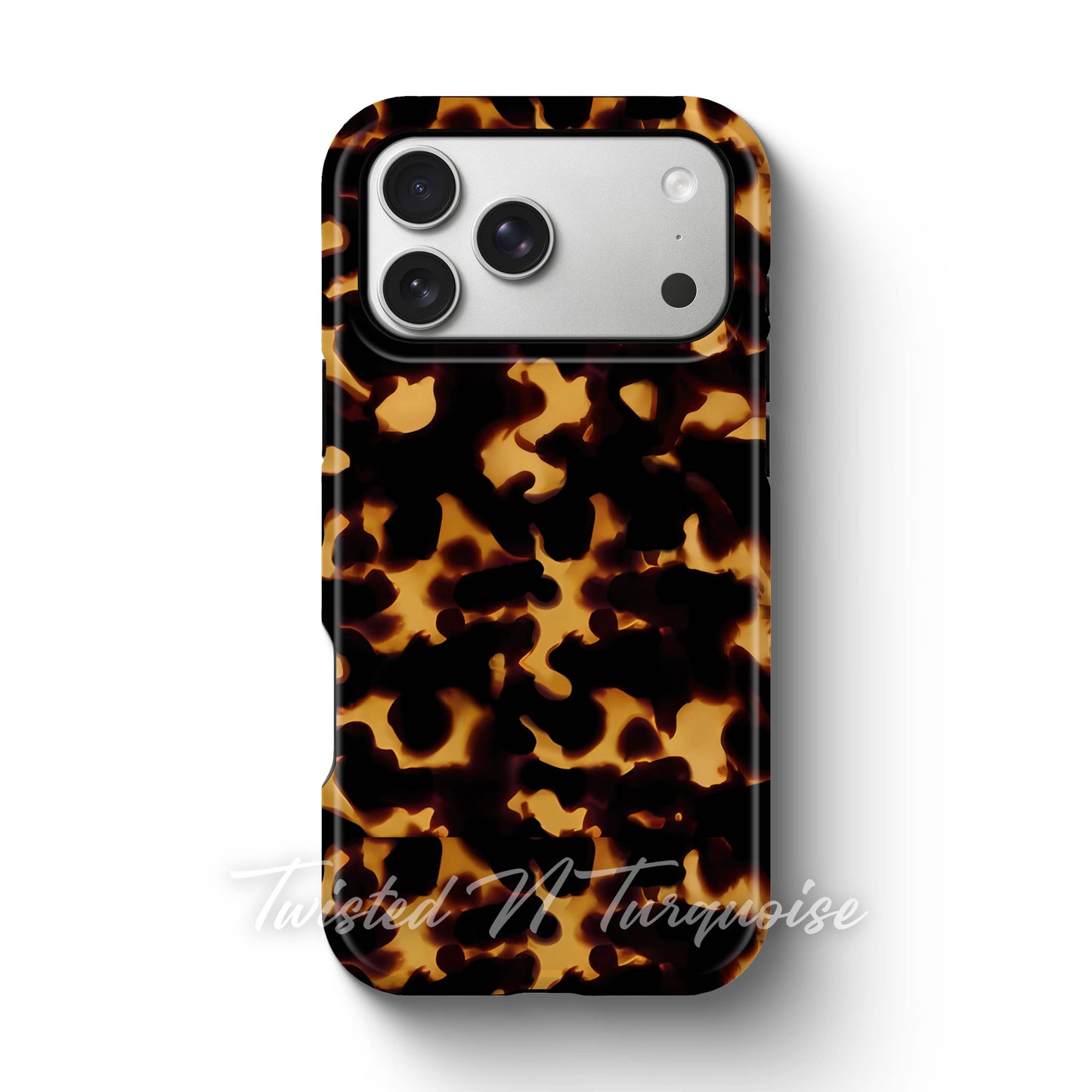 Trendy Tortoise Shell Tough Phone Case