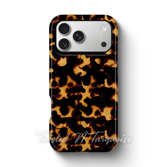 Trendy Tortoise Shell Tough Phone Case