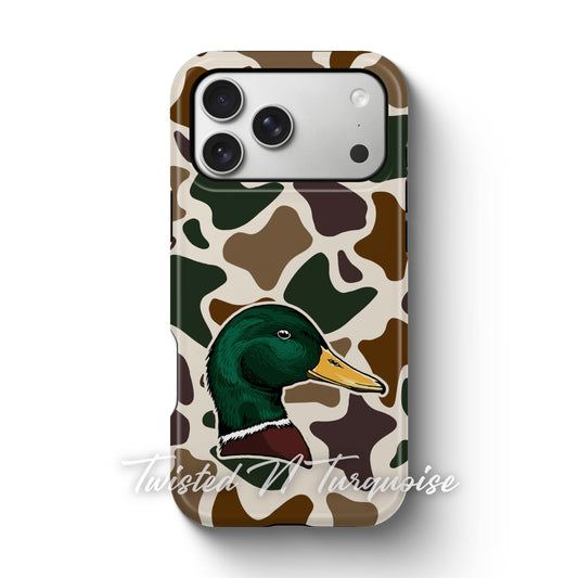 Camo Mallard Duck Hunting Tough Phone Case