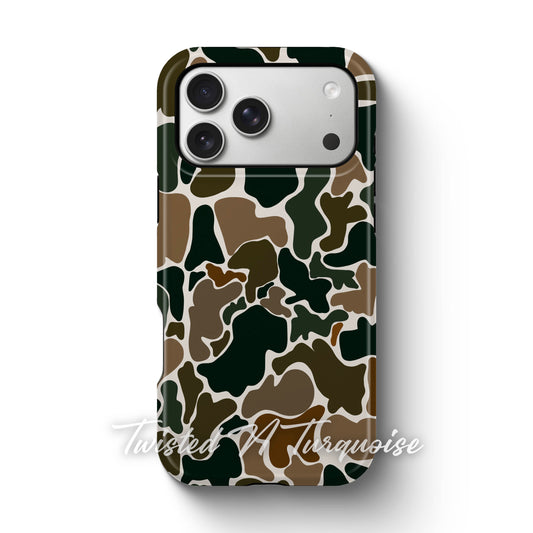 Trendy Camo Tough Magnetic Mobile Phone Case