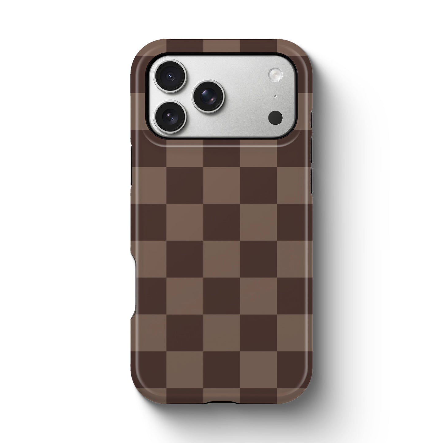 Fall Brown Checkered Tough Magnetic Mobile Phone Case