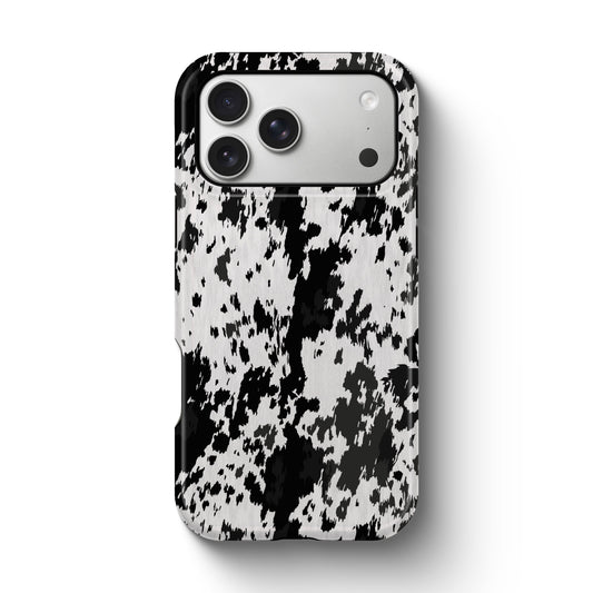 Western Cowhide Print Tough Magnetic Mobile Phone Case