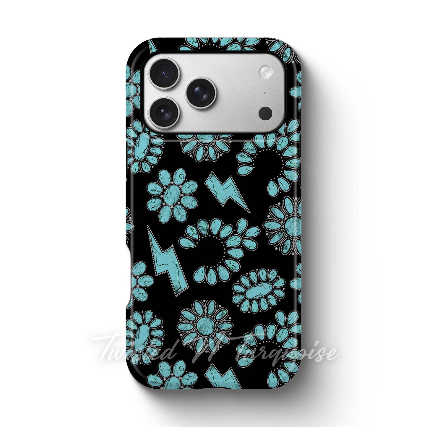 Turquoise Jewelry Western Tough Magnetic Phone Case