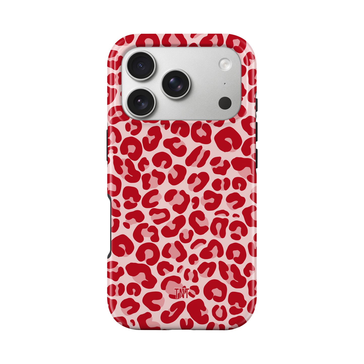 Red Cheetah Print Tough MagSafe Phone Case