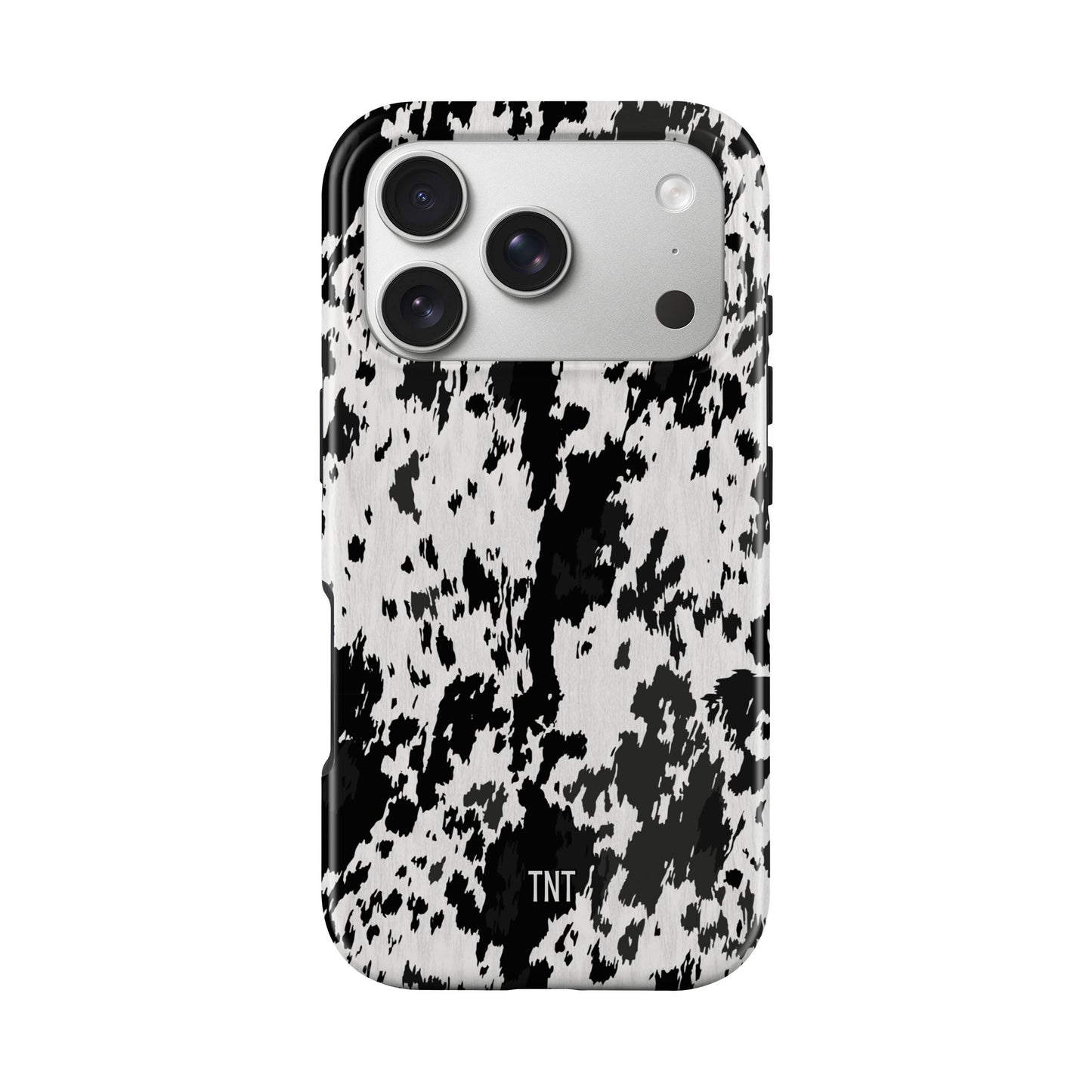 Western Cowhide Print Tough Magsafe Mobile Phone Case
