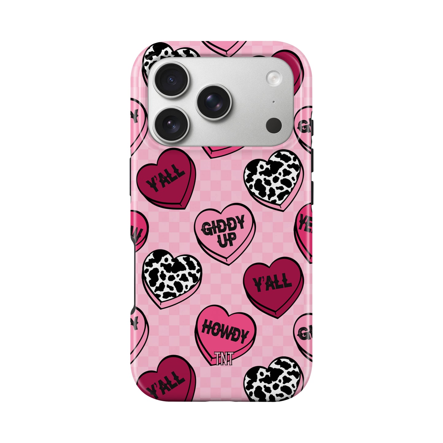 Western Candy Hearts Valentine Tough Magnetic Phone Case