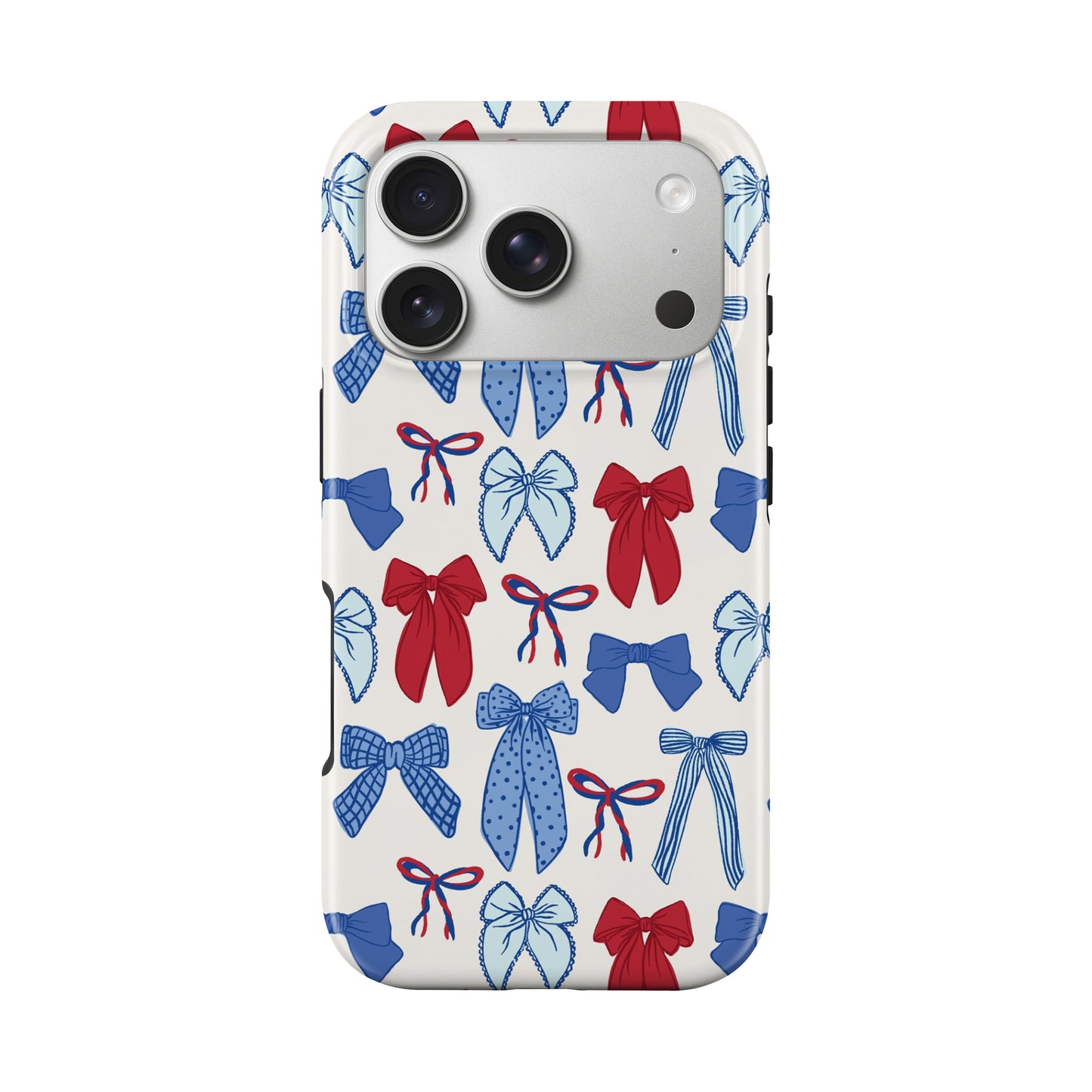 Patriotic Bow Collage America July 4th Tough MagSafe Phone Case