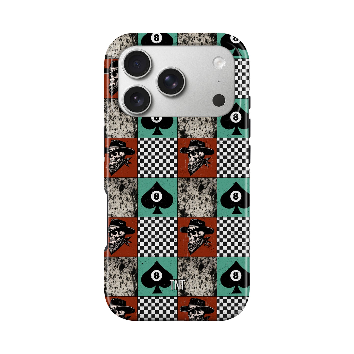 Cowboy Patchwork Western Tough MagSafe Phone Case