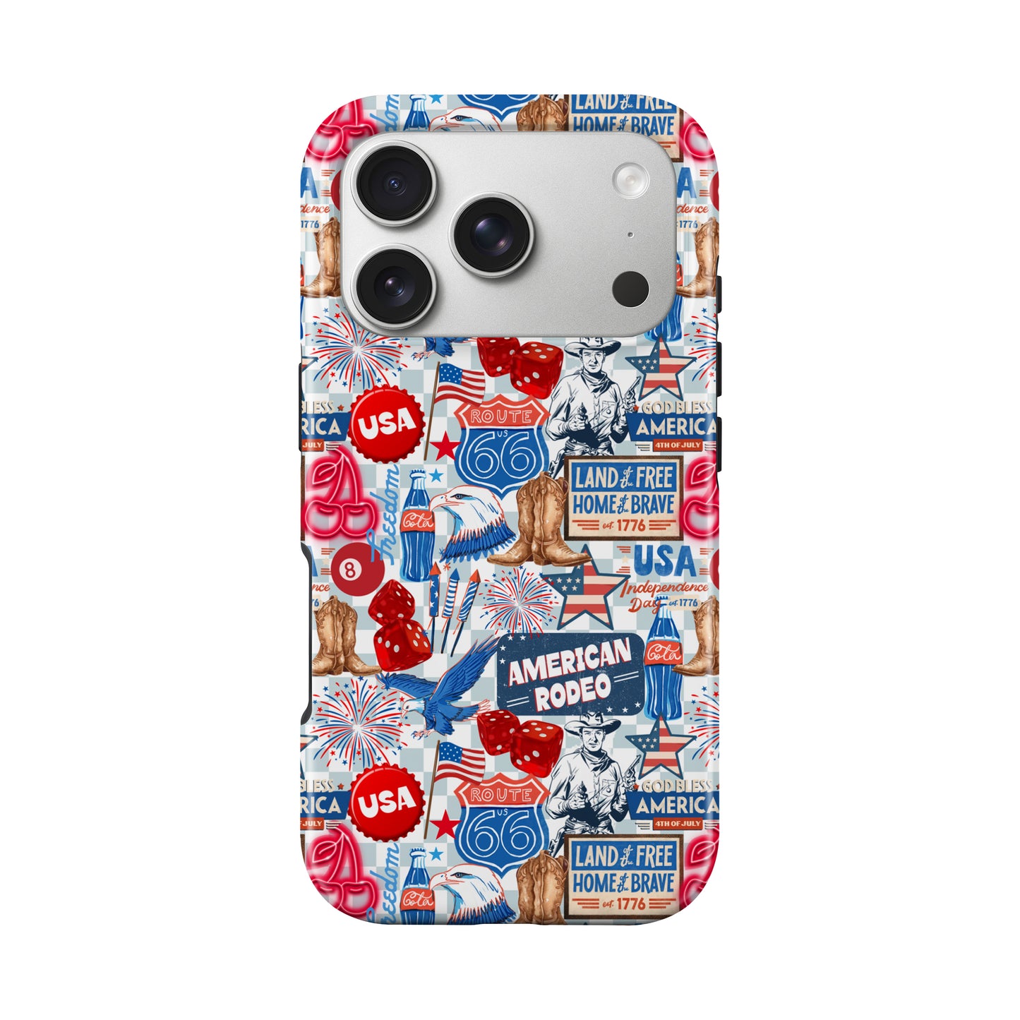 Patriotic Collage America July 4th Tough MagSafe Phone Case
