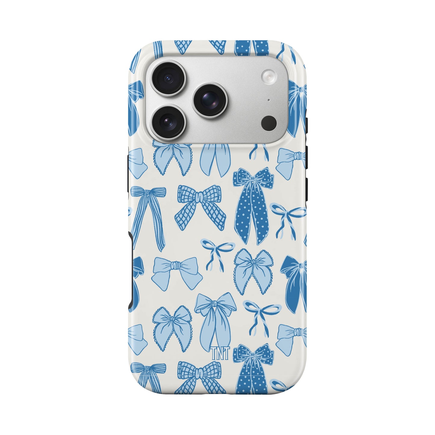 Blue Bows Girly Coquette Tough Magnetic Phone Case