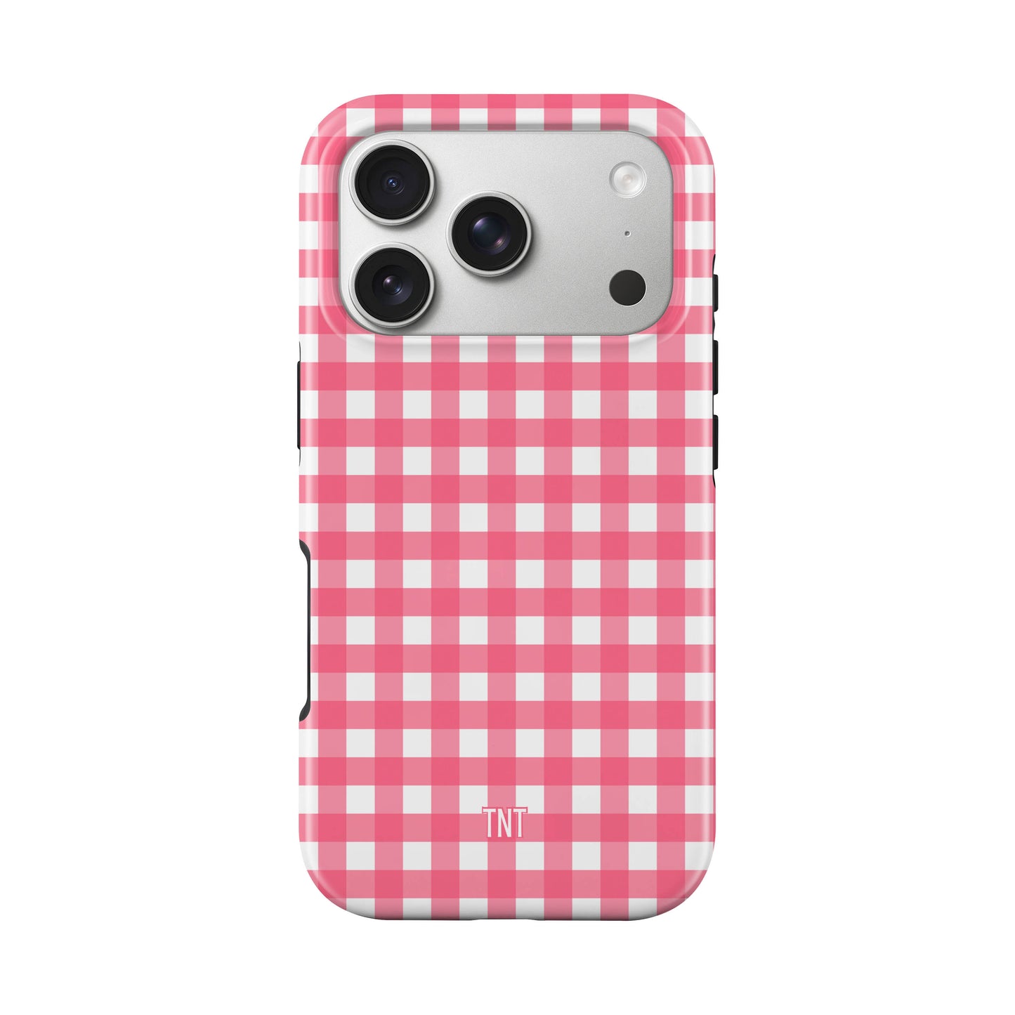 Pink Summer Gingham Tough MagSafe Phone Case