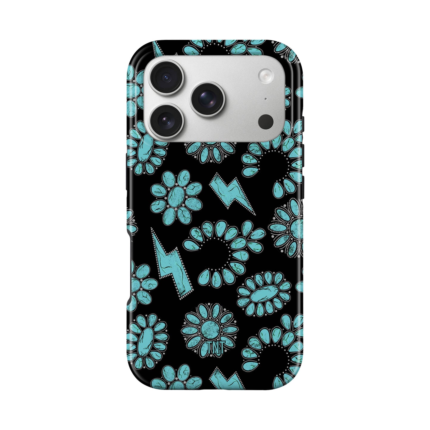 Turquoise Jewelry Western Tough Magnetic Phone Case