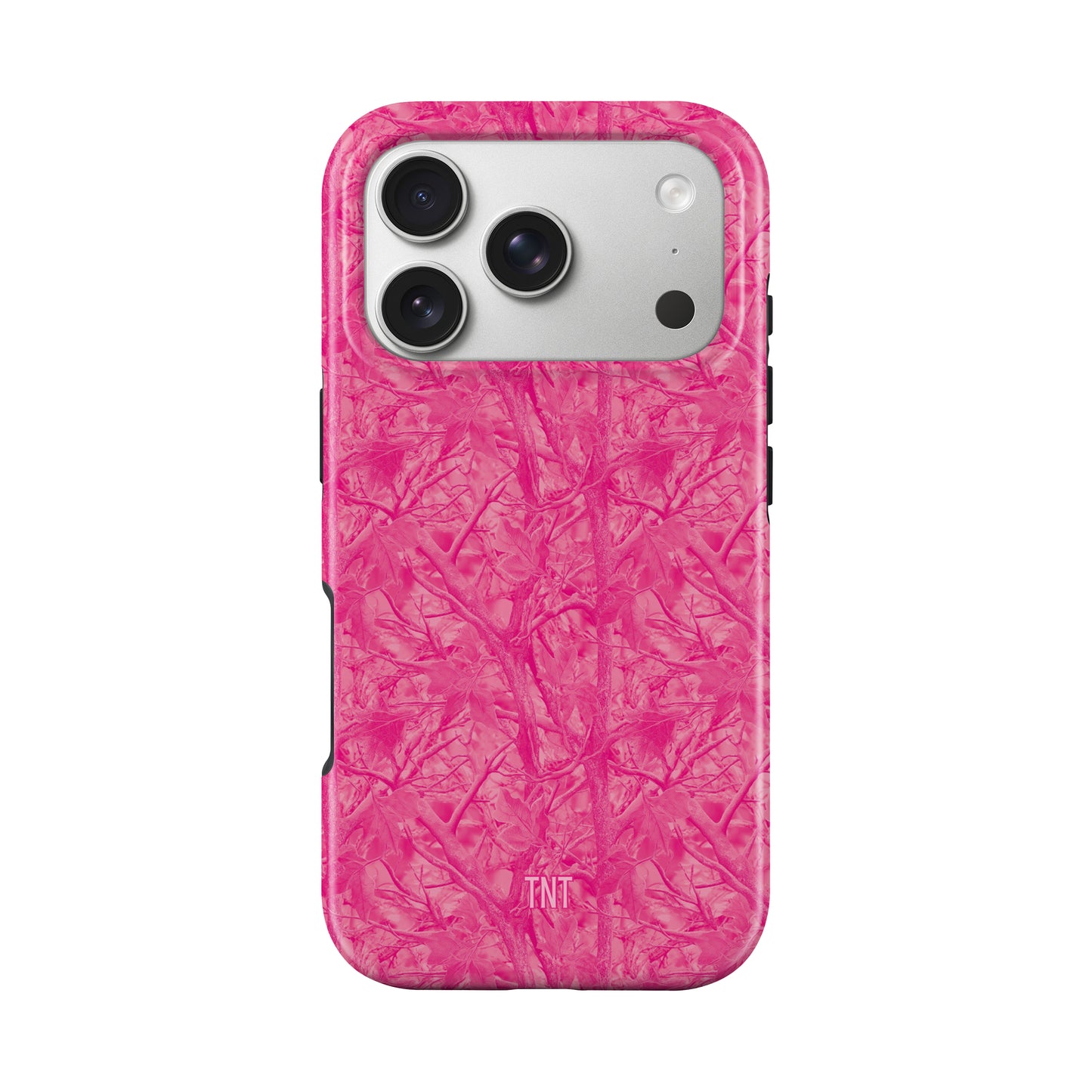 Hot Pink Tree Camo Tough MagSafe Phone Case