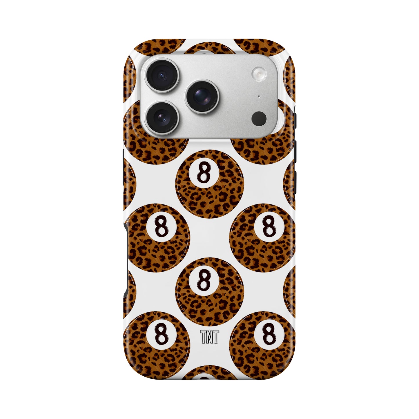 Leopard 8 Ball Western Tough MagSafe Phone Case