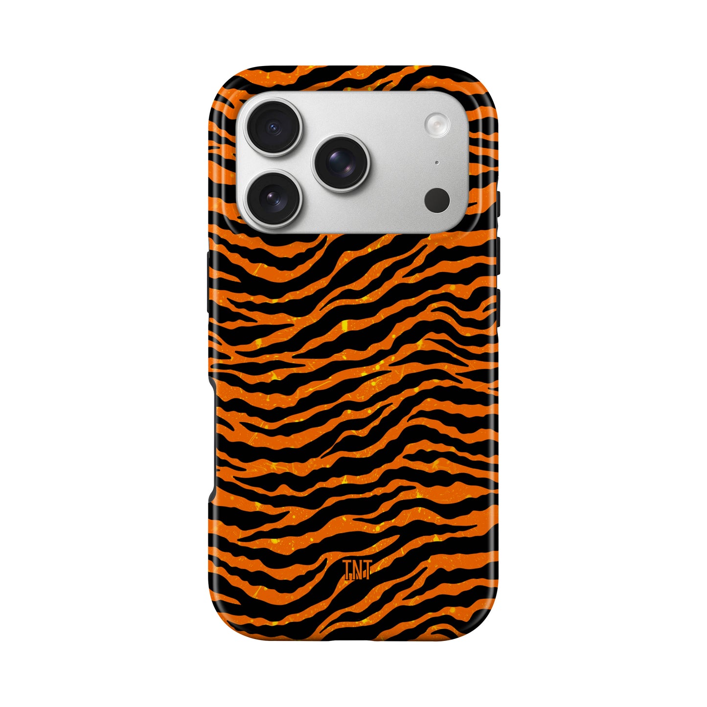 Orange Tiger Stripes Yalternative Tough Magnetic Phone Case