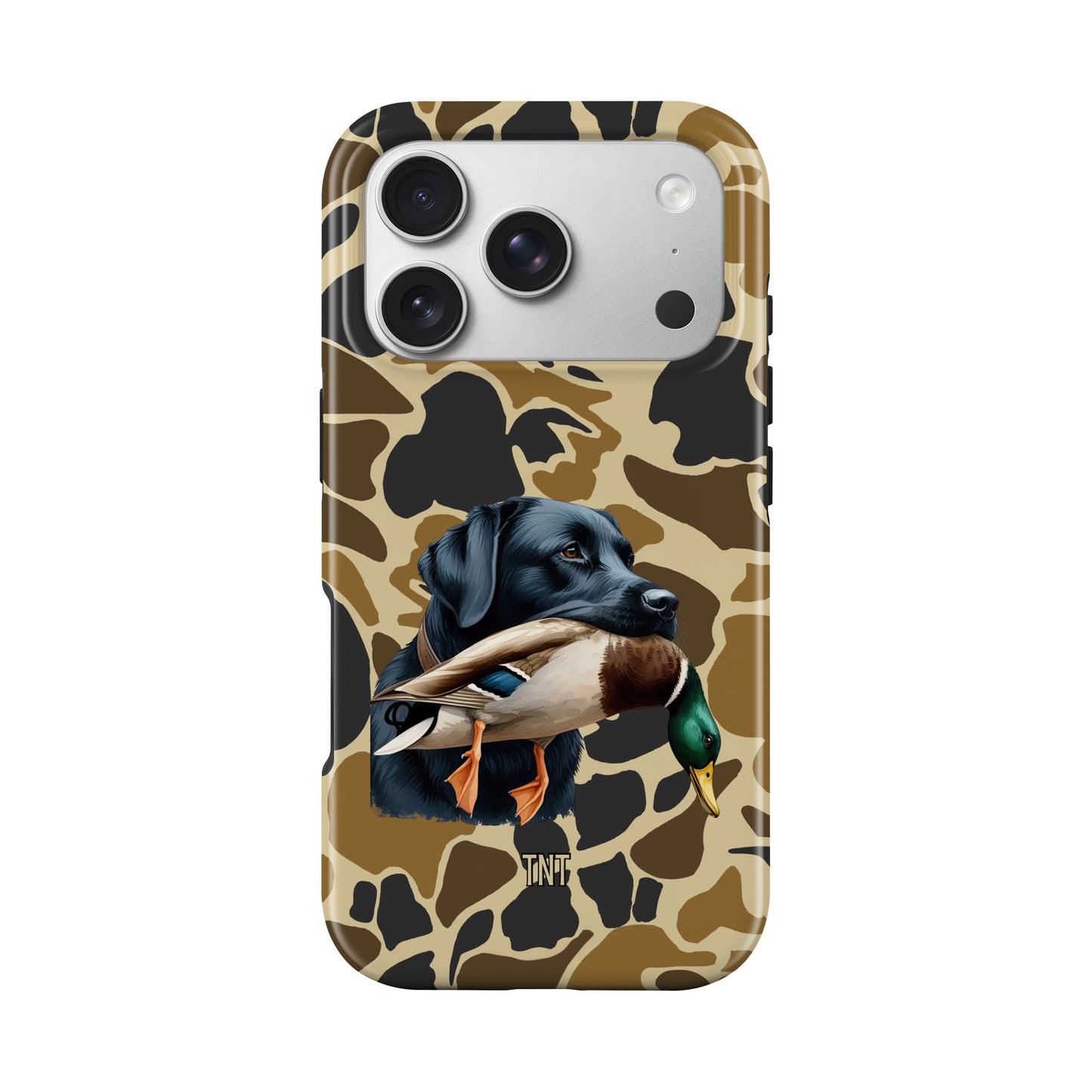 Black Lab Duck Camo Hunting Tough MagSafe Phone Case (Copy)