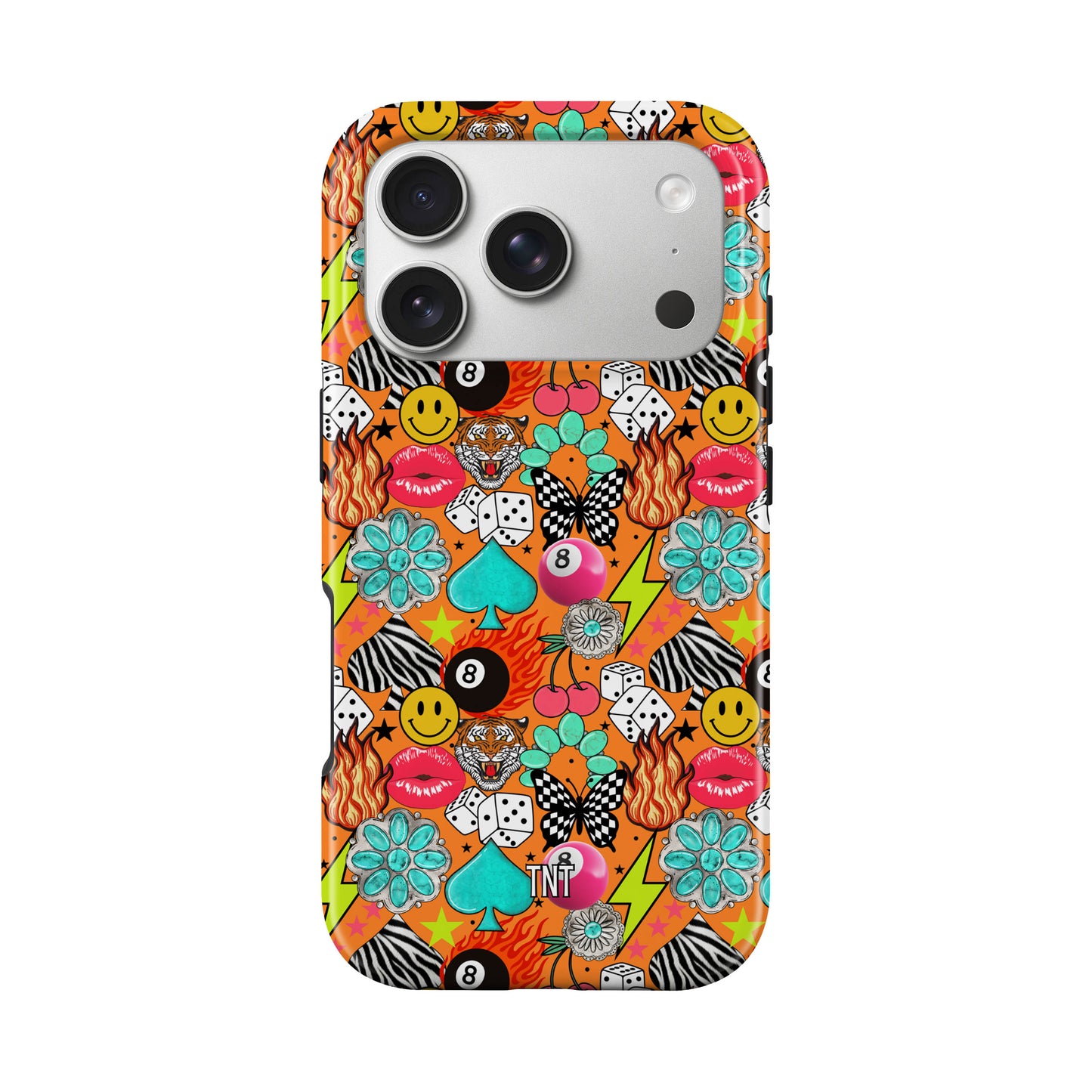 Preppy and Punchy Western Collage Tough Magsafe Phone Case