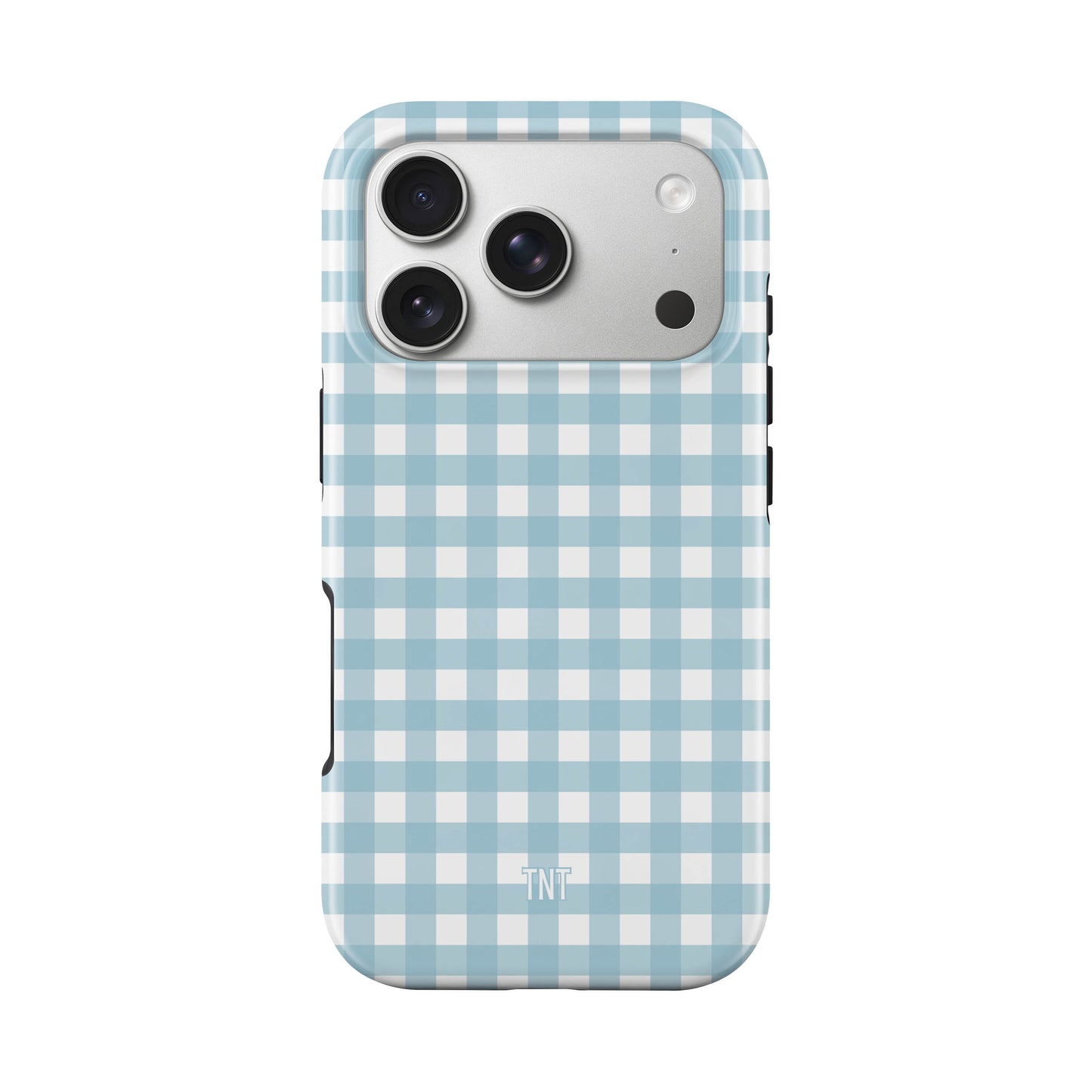 Blue Skies Gingham Tough MagSafe Phone Case