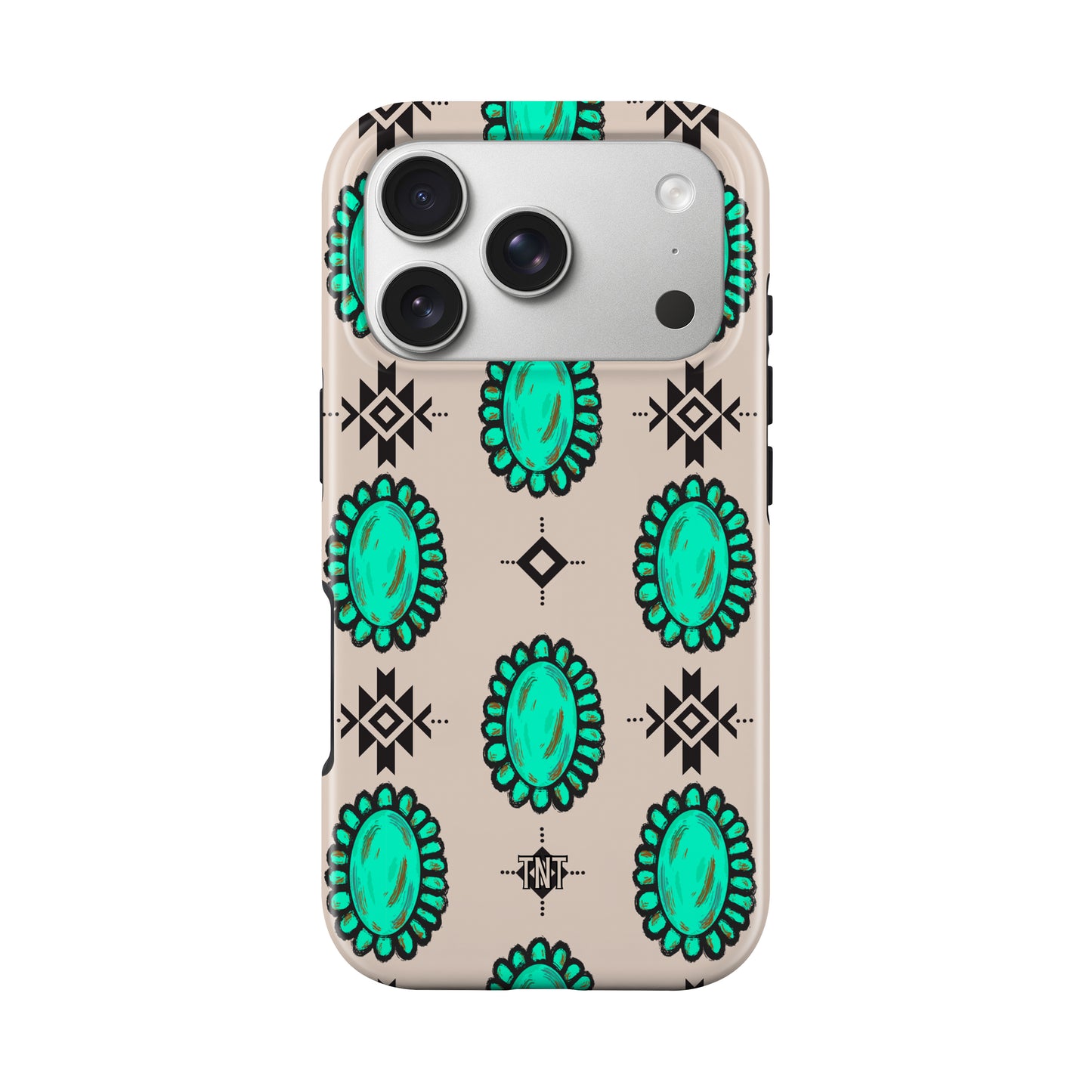 Western Concho Turquoise Tough MagSafe Phone Case