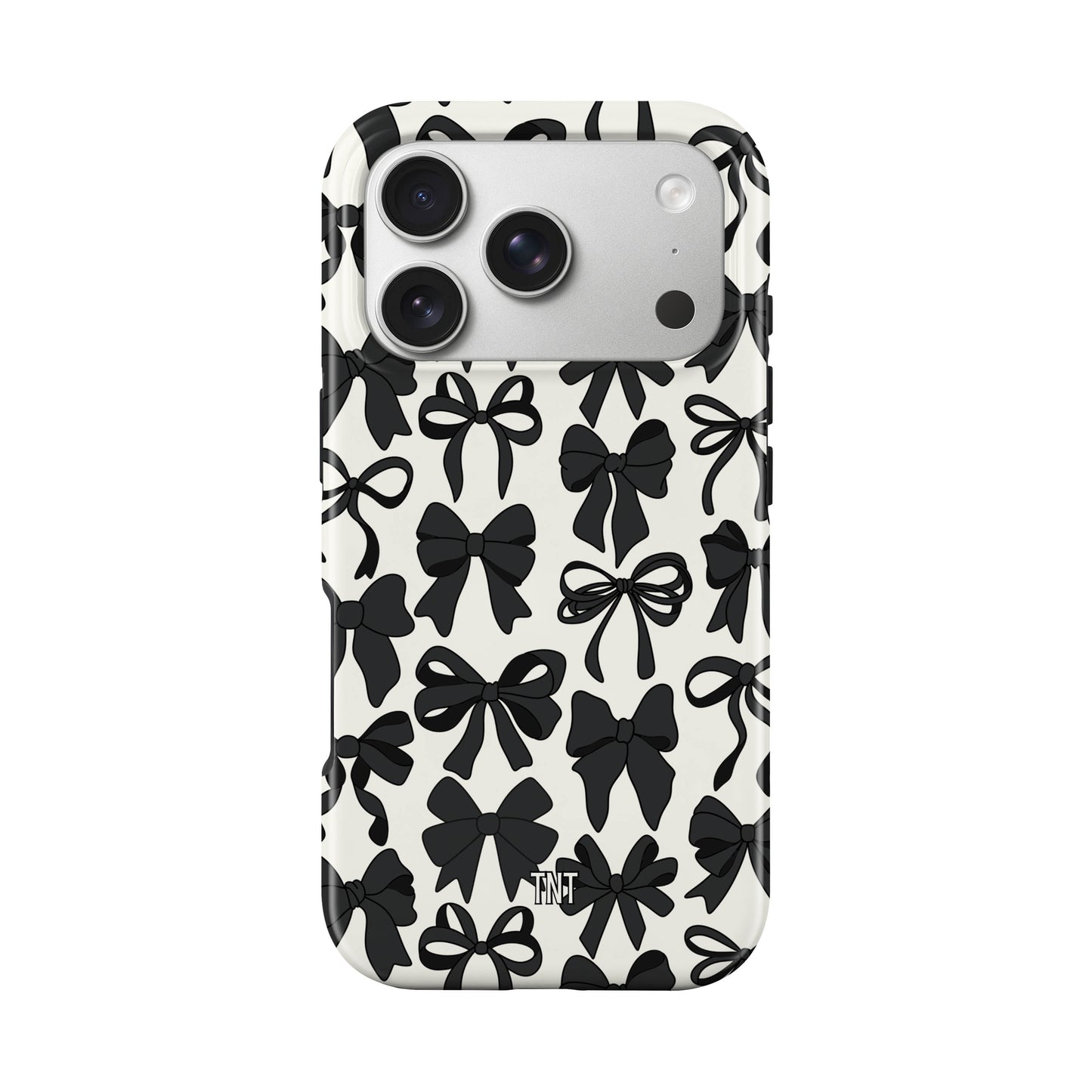 Black Bows Collage Style MagSafe Phone Case