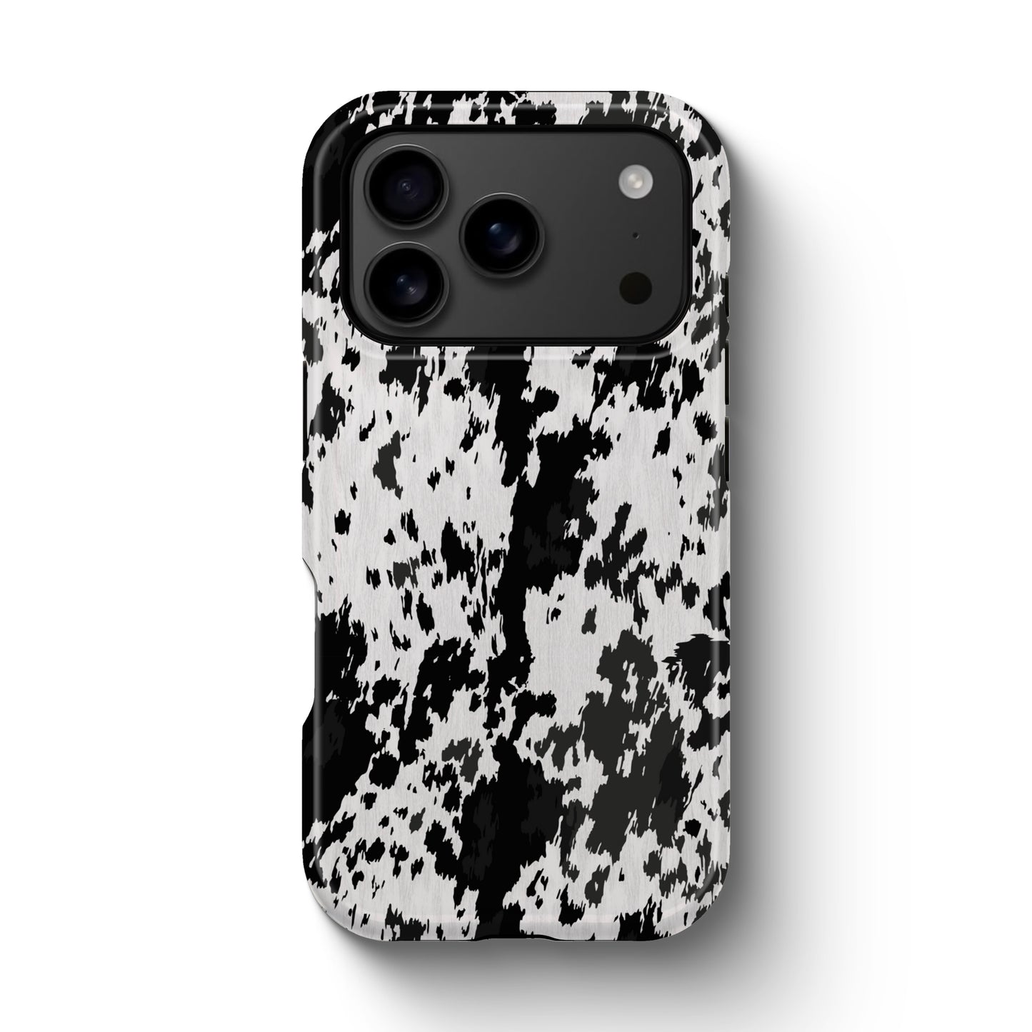 Western Cowhide Print Tough Magnetic Mobile Phone Case
