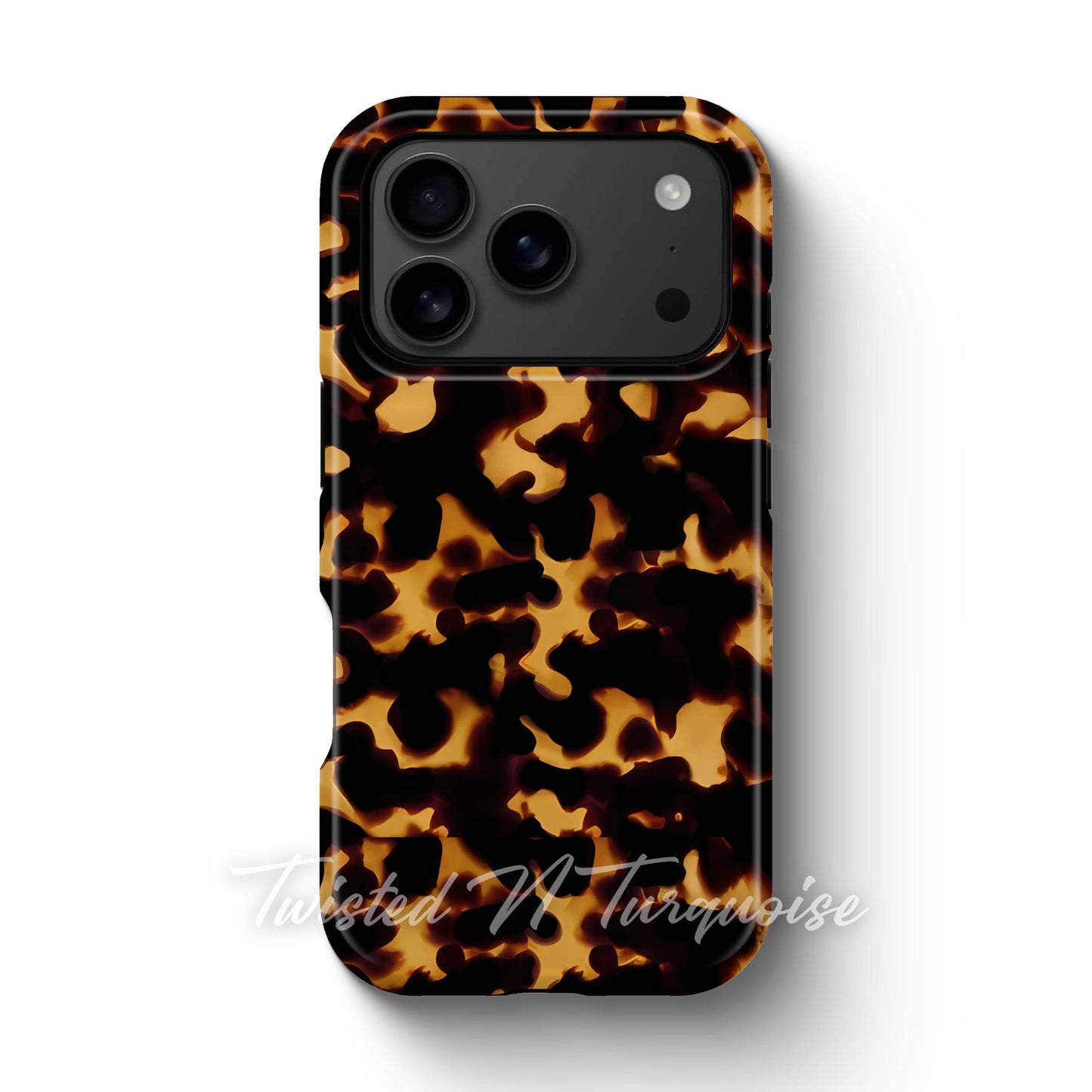 Trendy Tortoise Shell Tough Phone Case