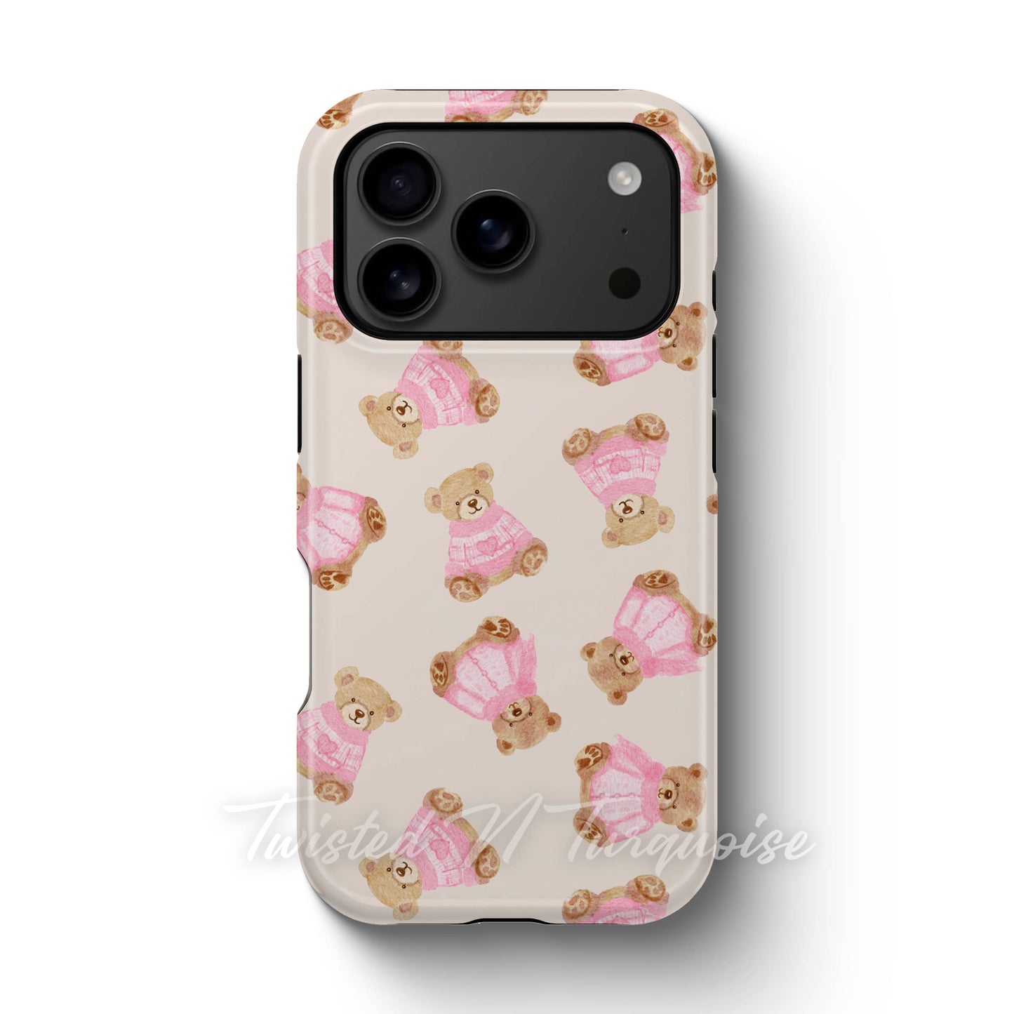 Pink Teddy’s Tough Magnetic Teddy Bear Phone Case