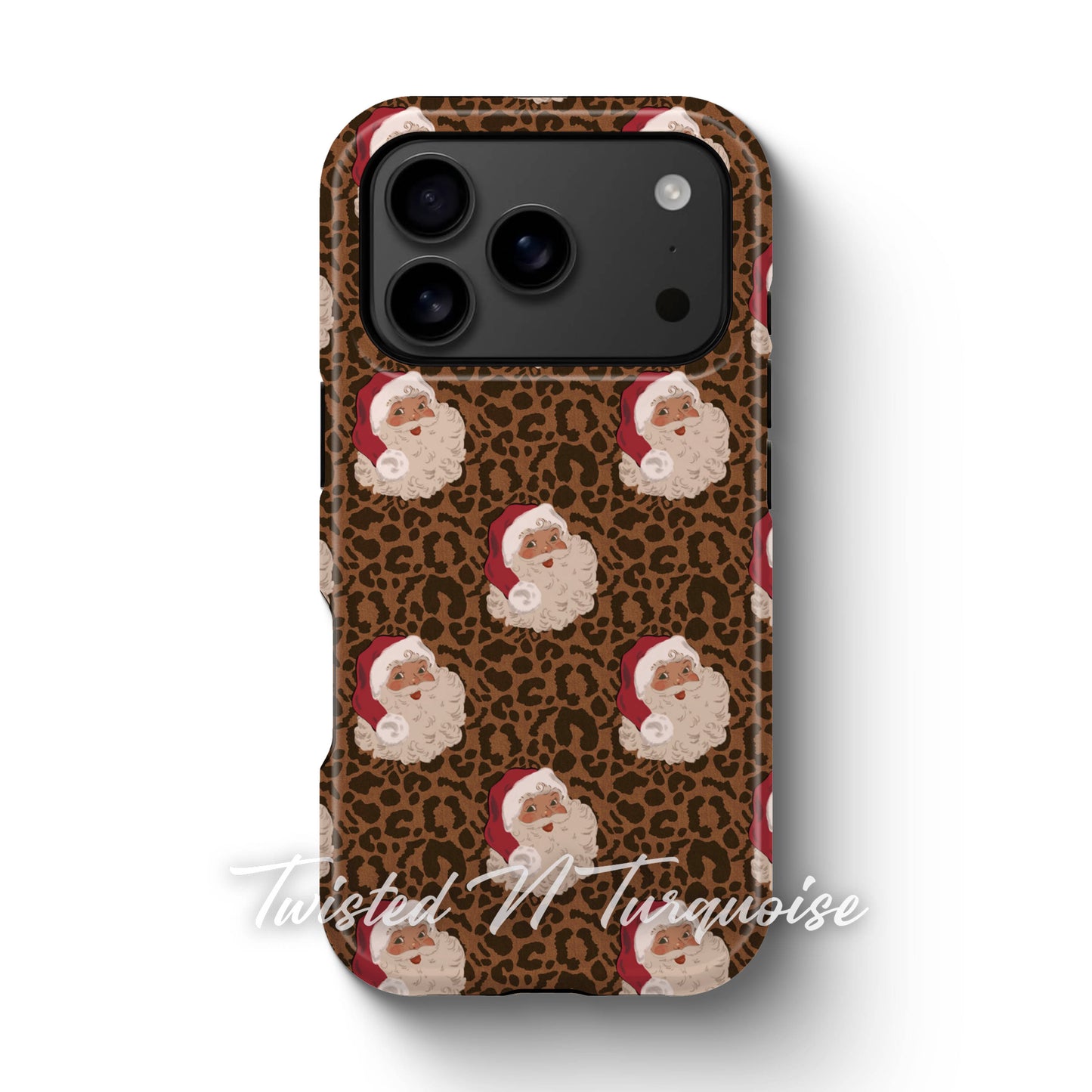 Cheetah Santa Magnetic Tough Phone Case