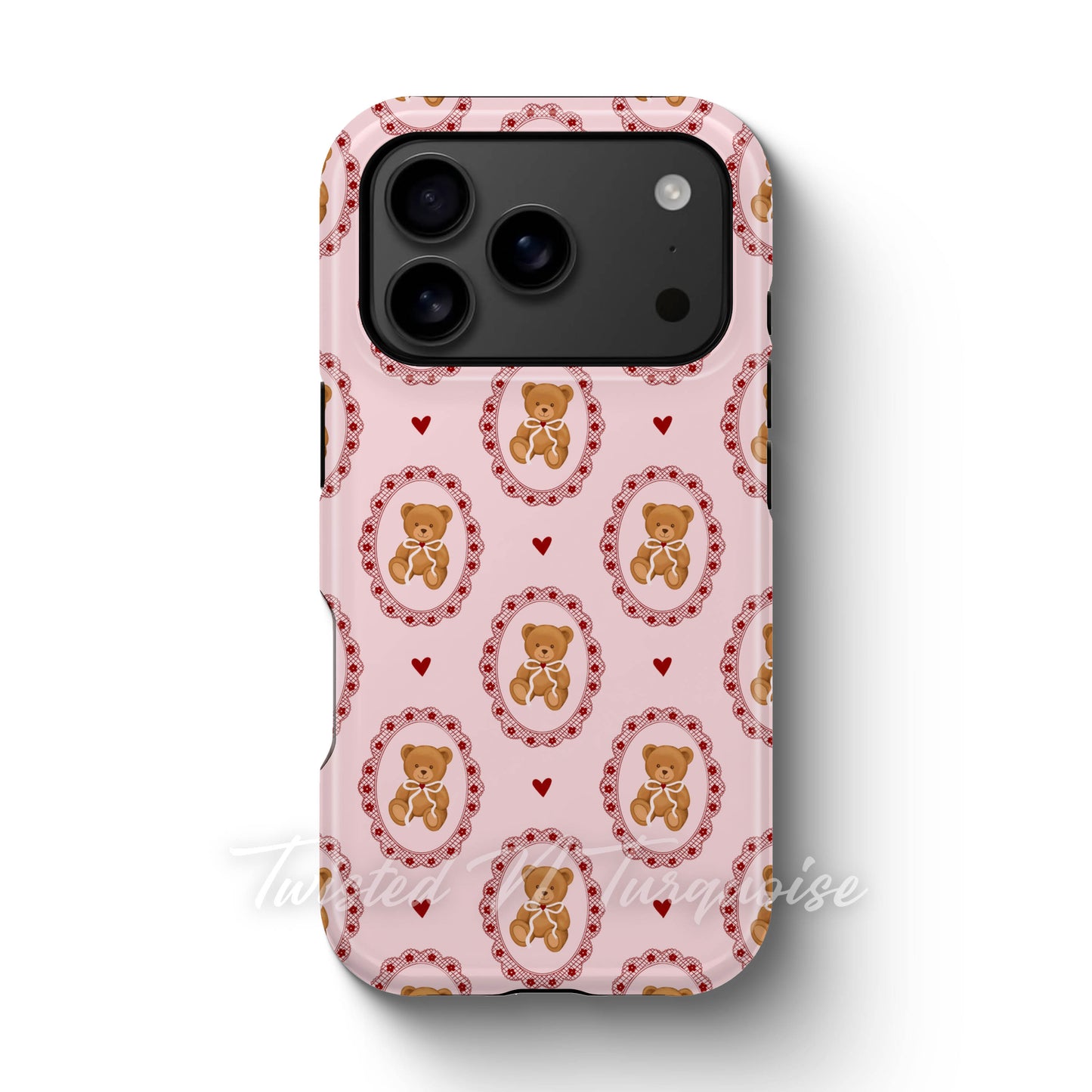 Red Valentine Teddys Tough Magnetic Phone Case