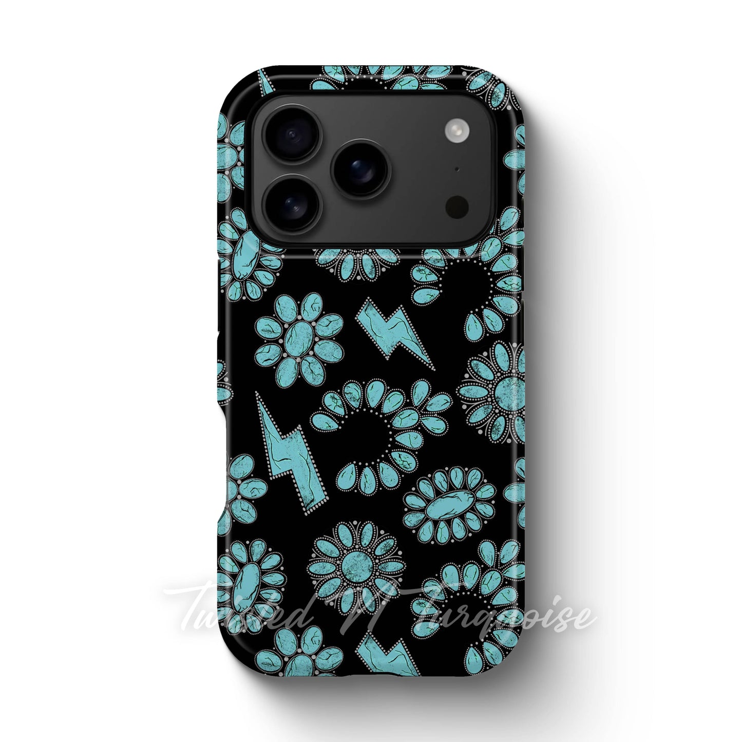Turquoise Jewelry Western Tough Magnetic Phone Case