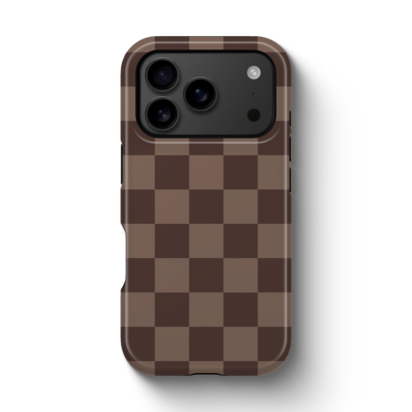 Fall Brown Checkered Tough Magnetic Mobile Phone Case
