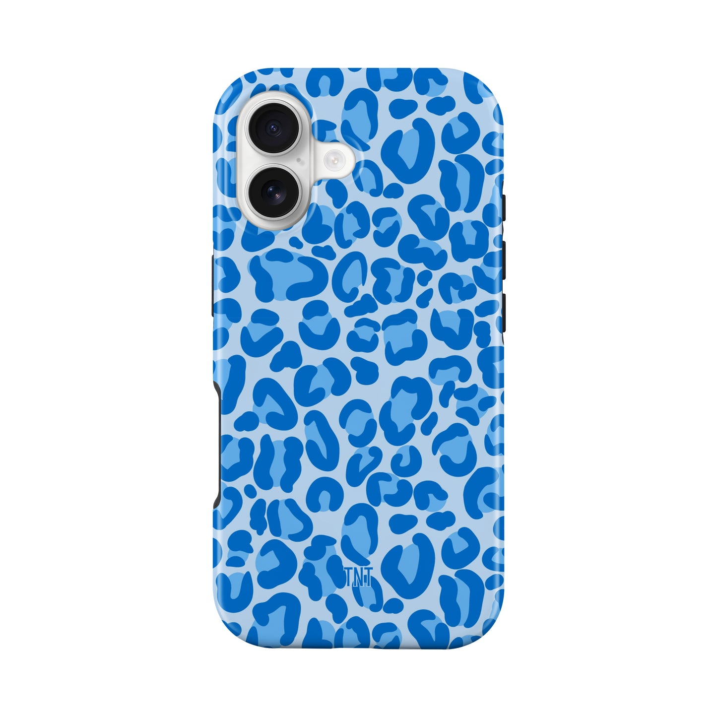 Blue Cheetah Print Tough MagSafe Phone Case
