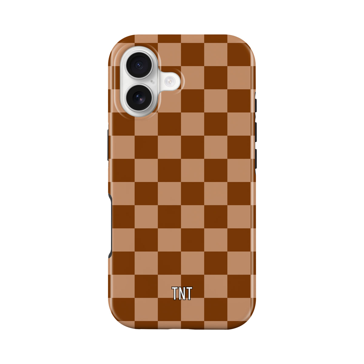 Fall Caramel Checkered Tough MagSafe Phone Case