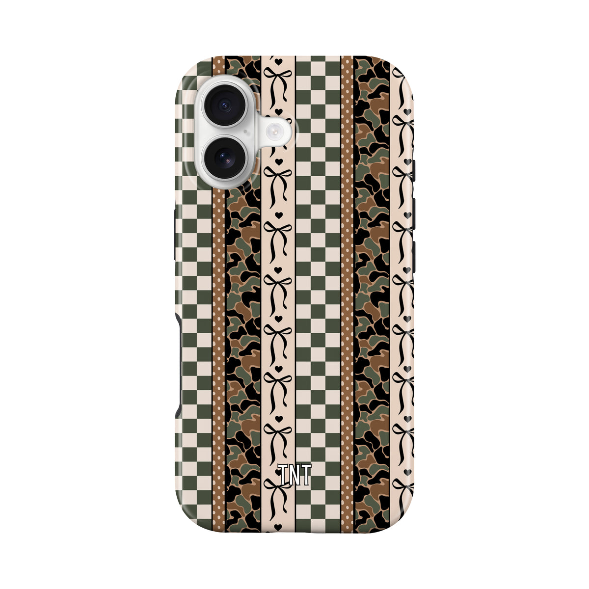 Camo Bow Stripes Trendy Tough MagSafe Phone Case