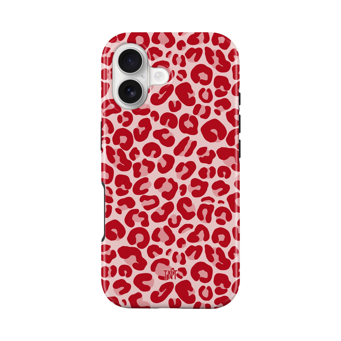 Red Cheetah Print Tough MagSafe Phone Case
