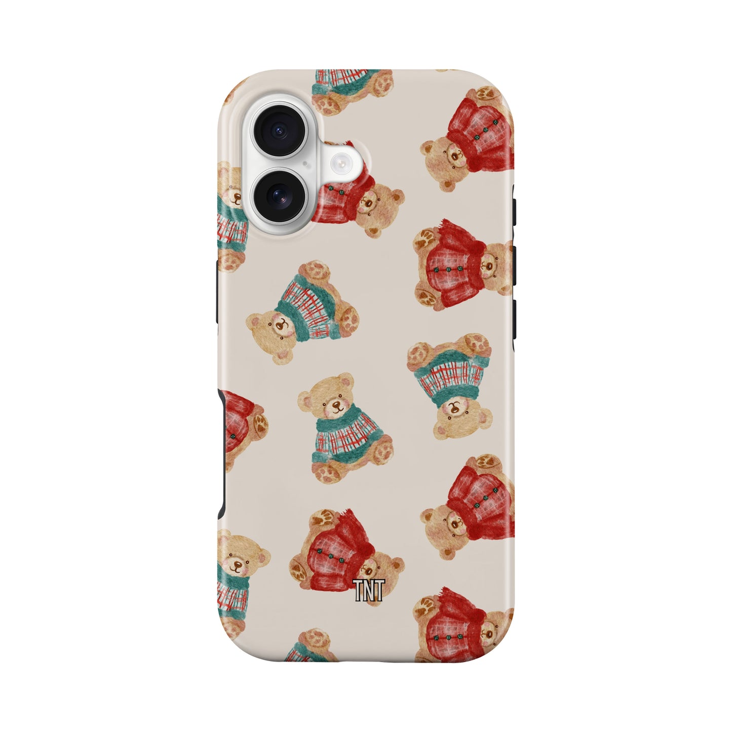 Red & Green Teddy’s Tough Magsafe Phone Case