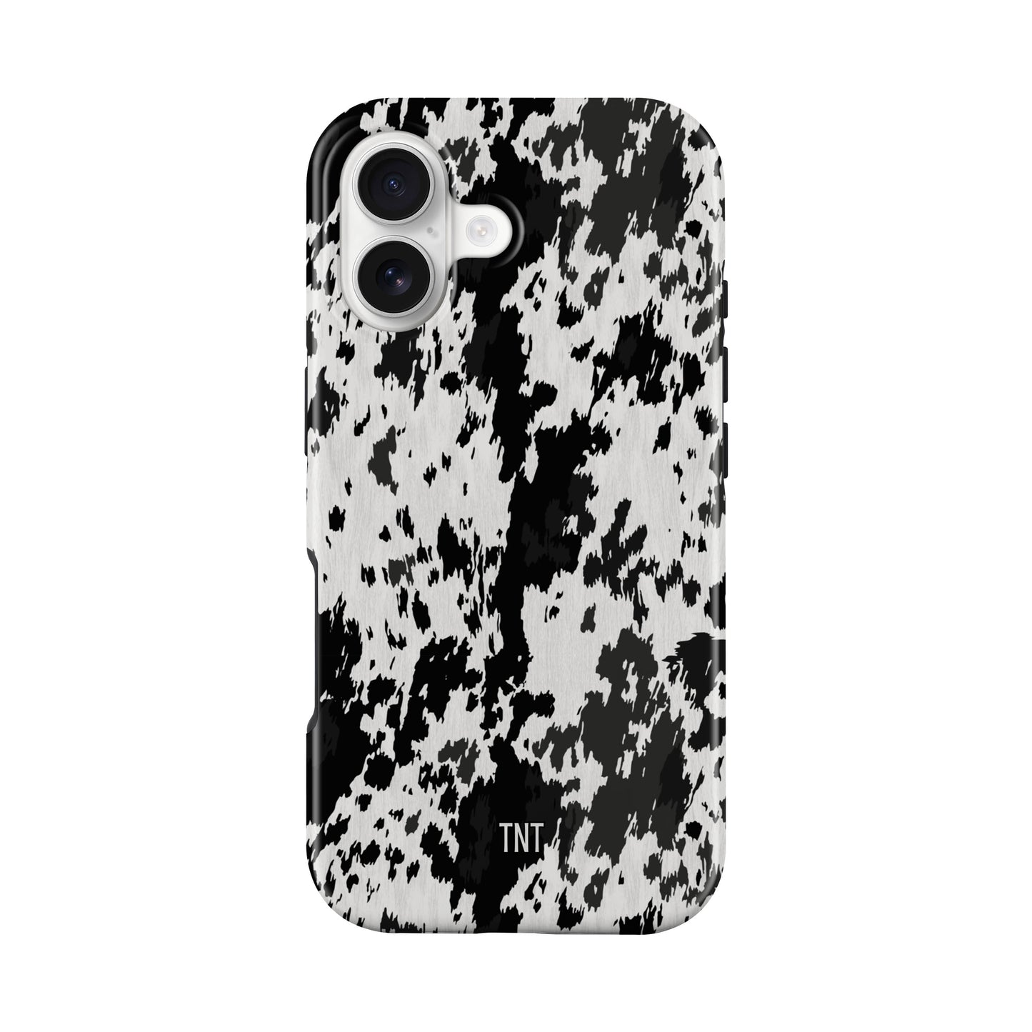 Western Cowhide Print Tough Magsafe Mobile Phone Case