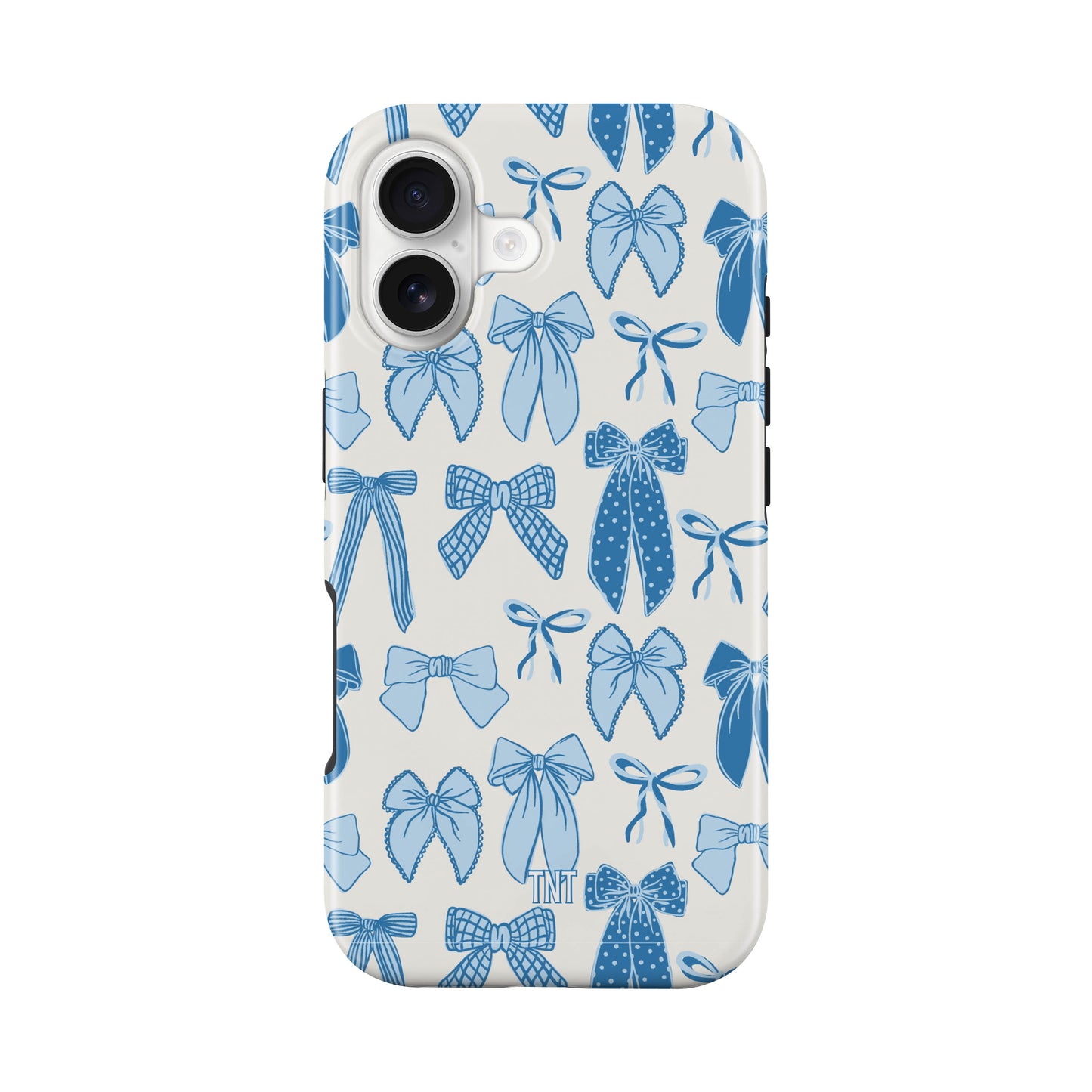 Blue Bows Girly Coquette Tough Magnetic Phone Case
