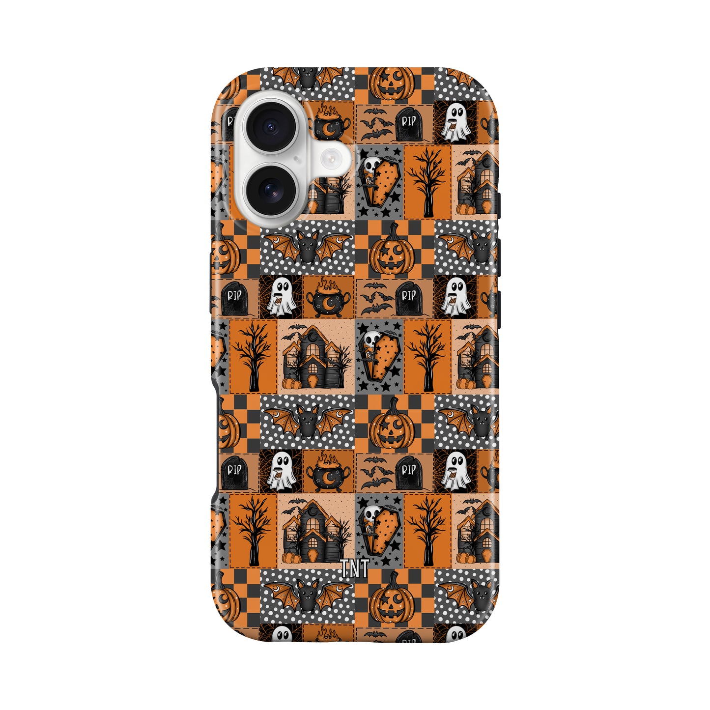 Orange Halloween Collage Tough MagSafe Phone Case