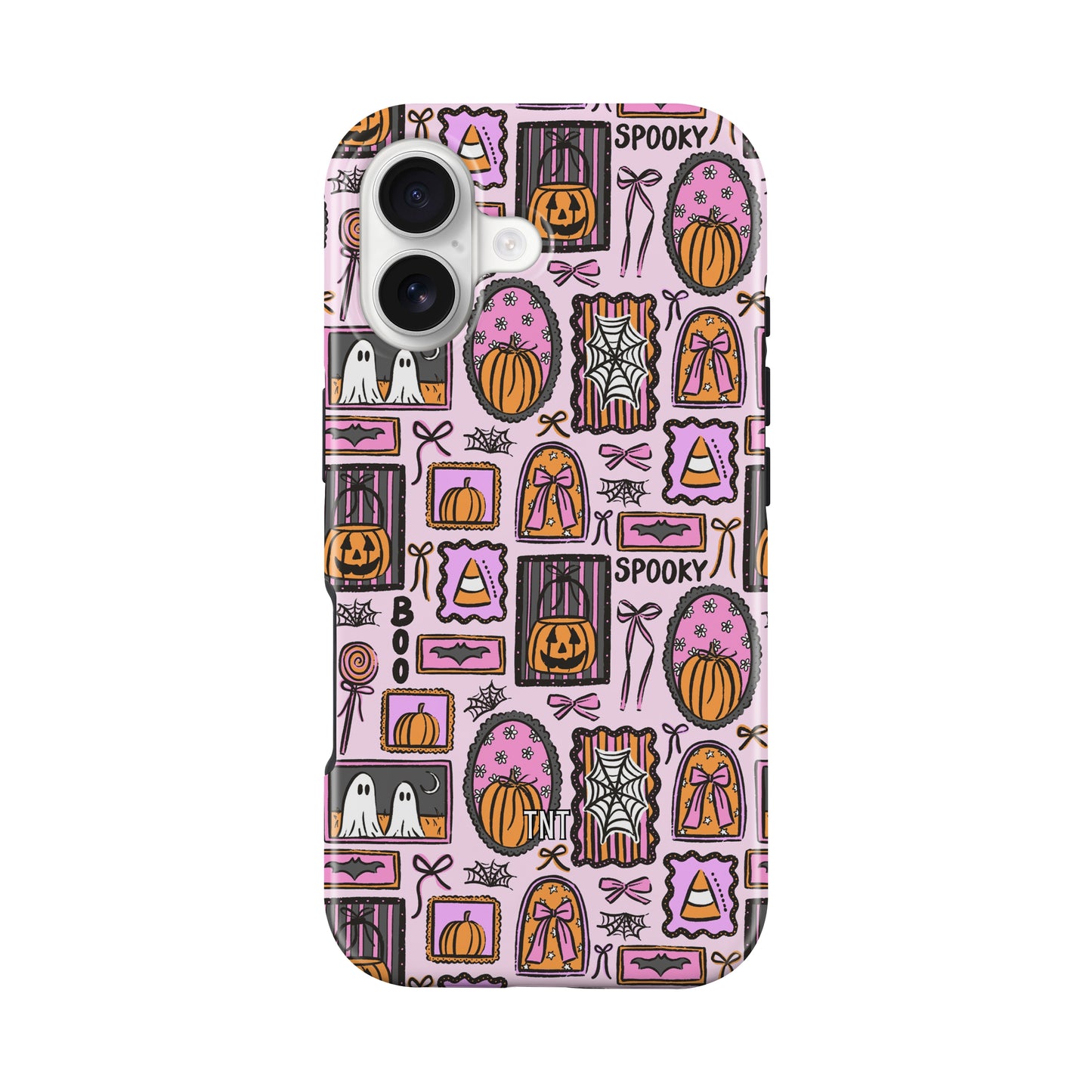 Pink Halloween Collage Tough MagSafe Phone Case