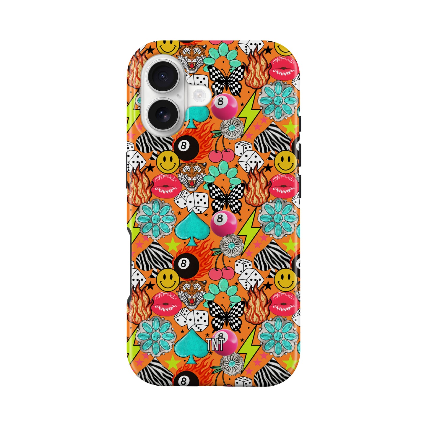 Preppy and Punchy Western Collage Tough Magsafe Phone Case