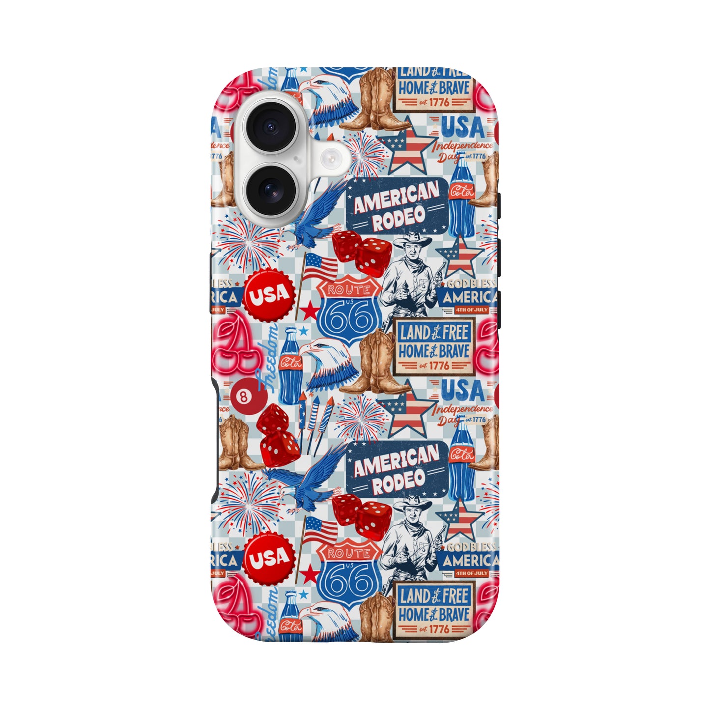 Patriotic Collage America July 4th Tough MagSafe Phone Case