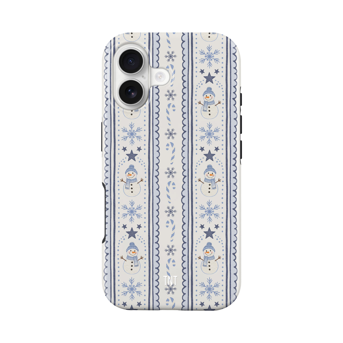 LIMITED EDITION Striped Snowman Tough MagSafe Phone Case