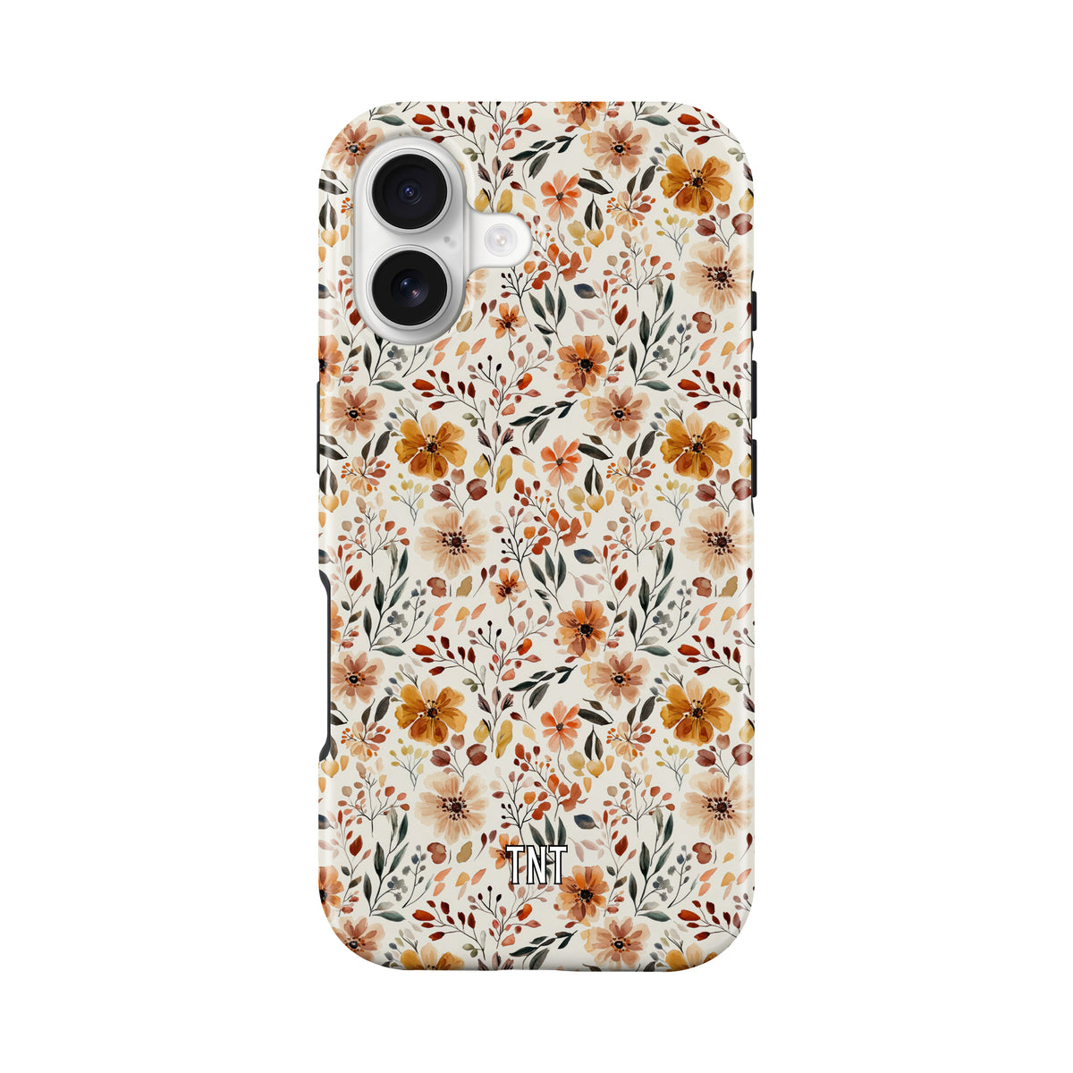 White Fall Florals Tough MagSafe Phone Case