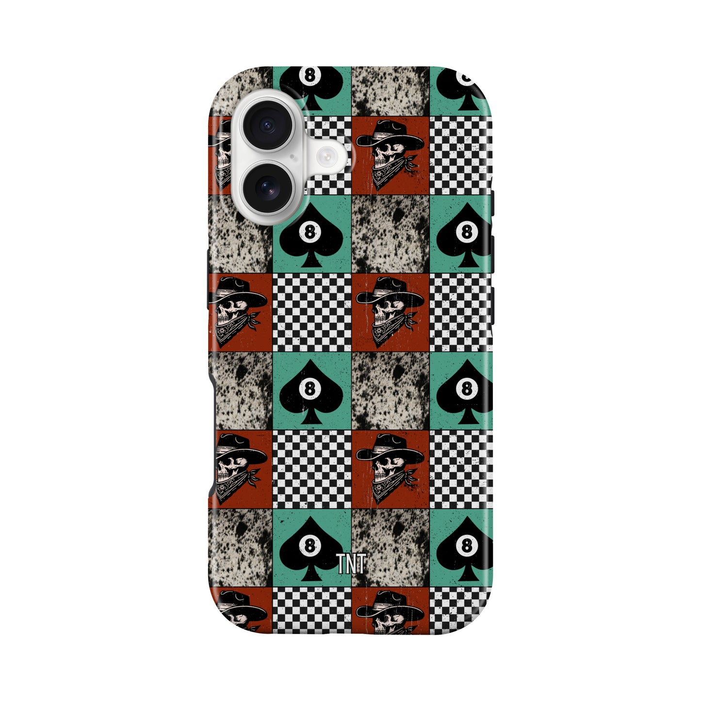 Cowboy Patchwork Western Tough MagSafe Phone Case